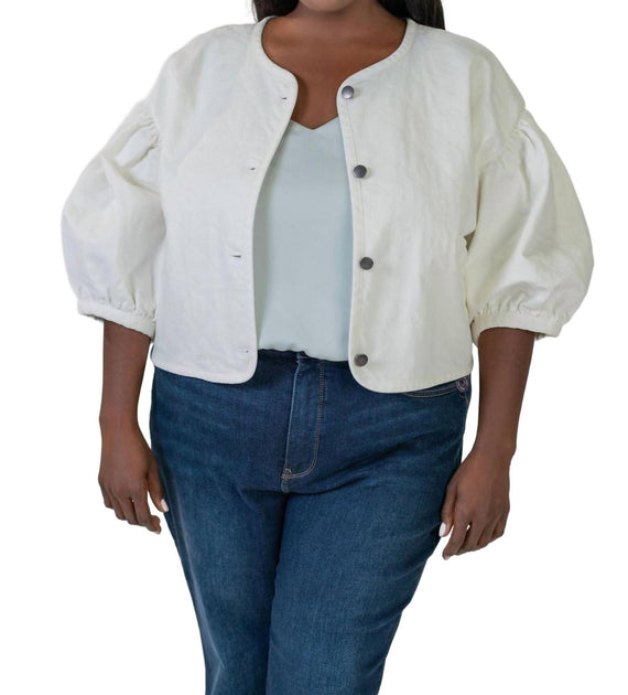 Tanya Taylor Samantha Jacket White 2X 2