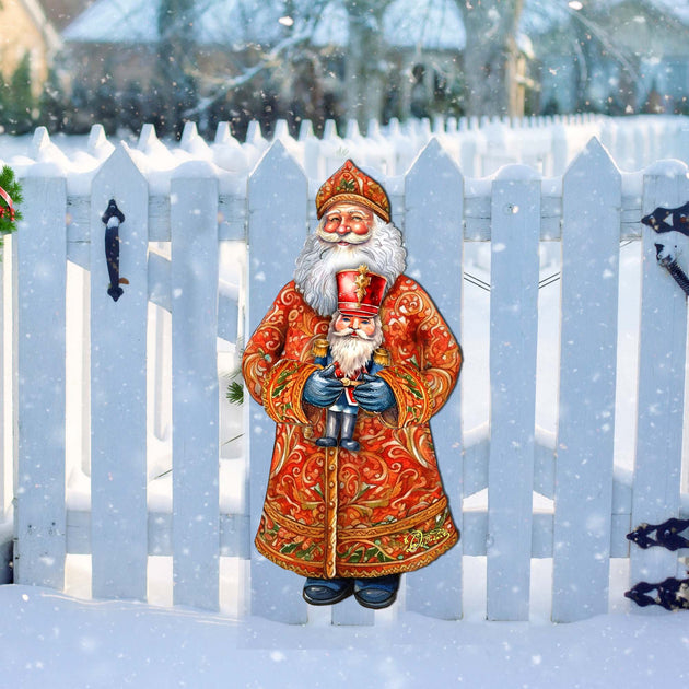 G. Debrekht Santa's Holiday Nutcracker Door Decor 2