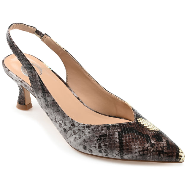 Journee Collection Mikoa Pump Beige US 7 2