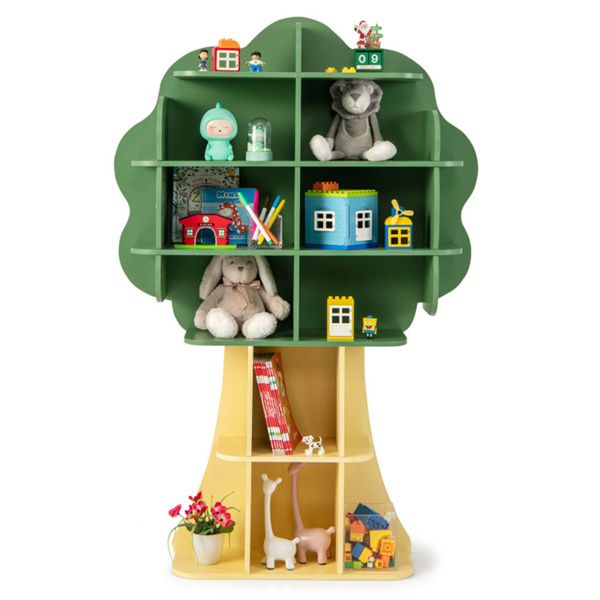AMIDEY Kids Bookcase Green 4