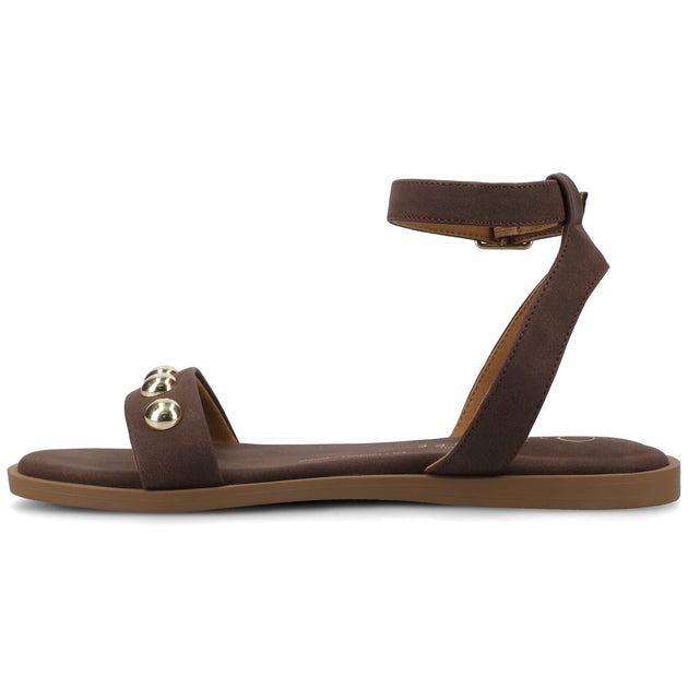 Journee Collection Primrose Sandals Blue US 8.5 3
