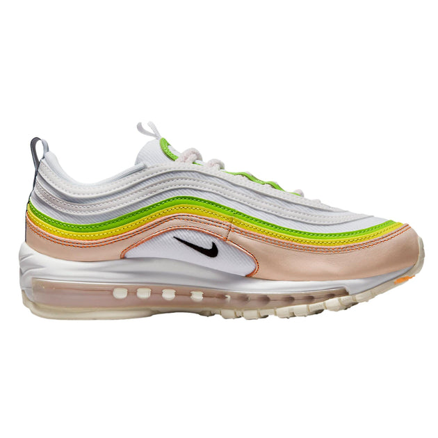 Nike Air Max 97 Sneaker White/Black/Pink US 6.5 4
