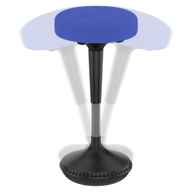 Hivvago Adjustable Height Swivel Office Chair Blue/Black 4