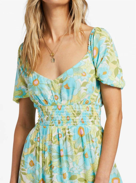 Billabong Something Pretty Dress Multi Small 4