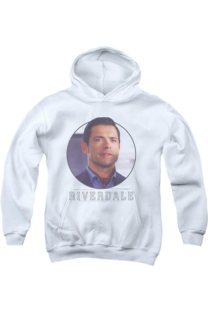 Gildan Riverdale Jugend Kapuzenpullover Weiß XL 2