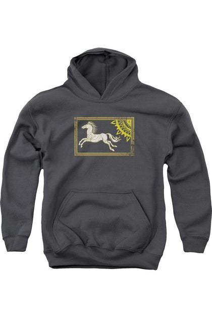 Gildan Lord Of The Rings Rohan Banner Kapuzenpulli Grau Medium 2