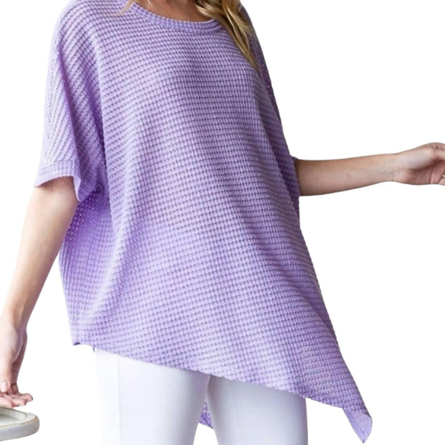HEIMISH Short Sleeve Top Purple Large 2