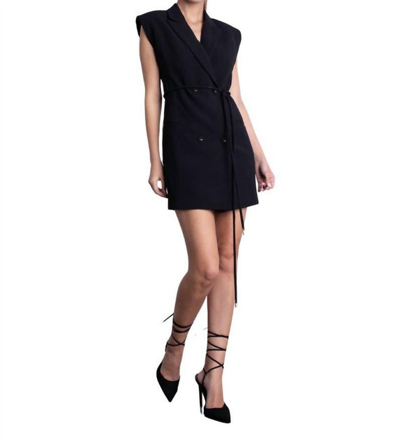 Karina Grimaldi Mila Mini Dress Black Small 3