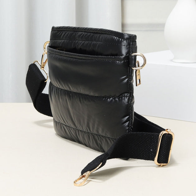 FASHNZFAB Puffer Crossbody Bag Green One Size 3