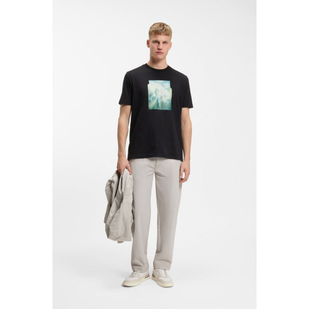 Boss T-shirt Printed-artwork Noir XXL 3