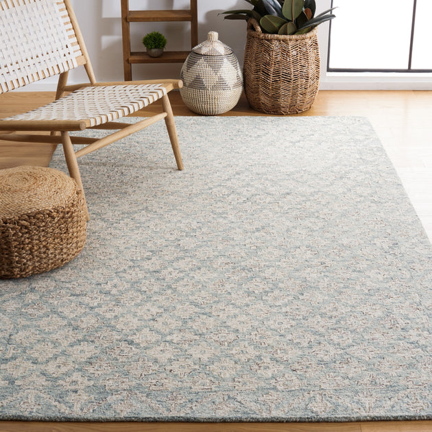 Safavieh MET357 Tapis Ivoire Bleu Clair 2