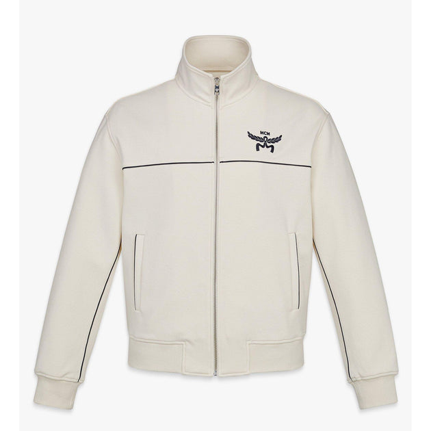 MCM Essential Logo Ponte Track Jacket Grey Medium 2