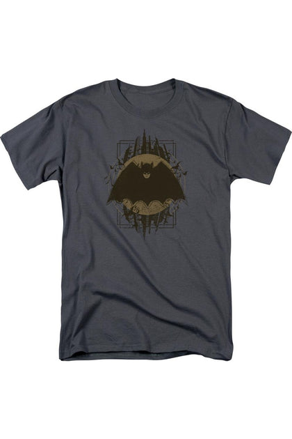 Gildan Batman Crest T-Shirt Gris 5XLarge 2
