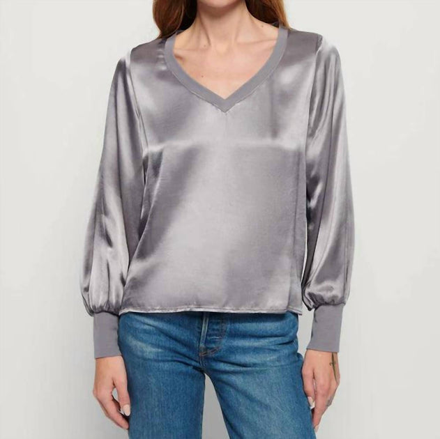 Nation LTD Ayra Blouse Silver Small 2