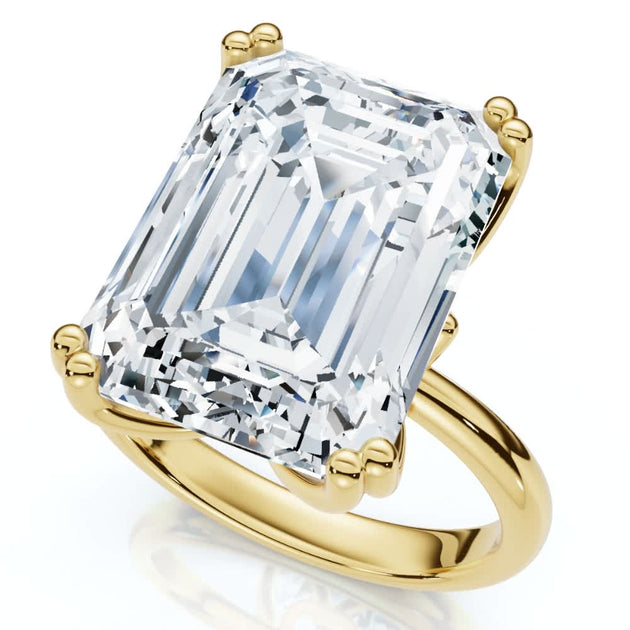 Pompeii3 Solitaire Engagement Ring 14k Gold US 5 2