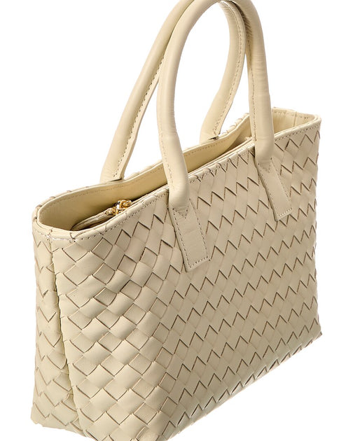 Isabella Rosetti Anya Satchel Beige Medium 4