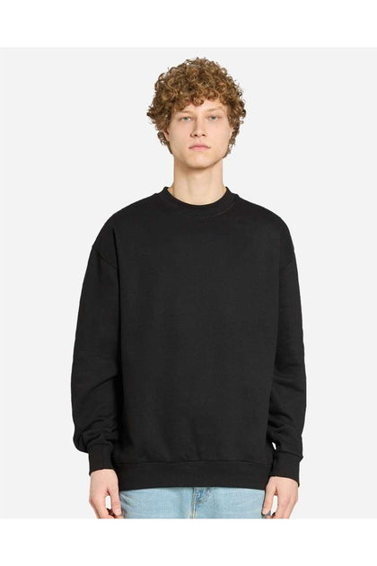 Lane Seven Pigment-Dyed Crewneck Sweatshirt Black XLarge 4