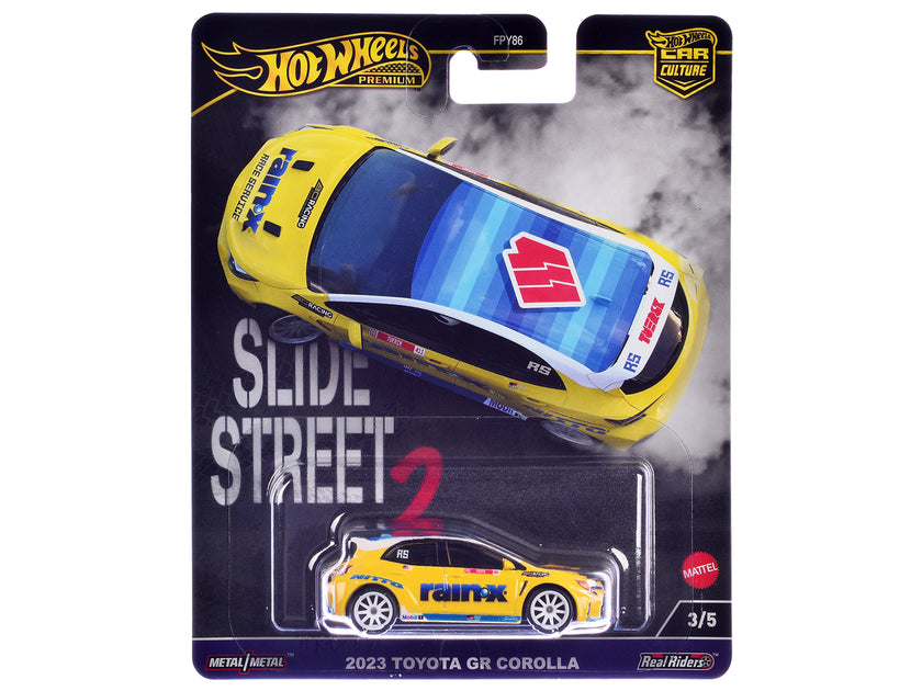Hot Wheels 2023 Toyota GR Corolla Jaune 2