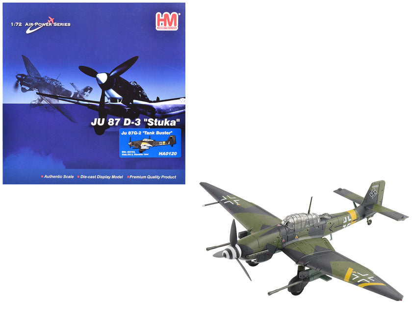 Hobby Master Junkers Ju 87G-2 Stuka Aircraft Green 1/72 2