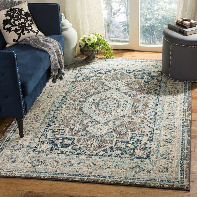 Safavieh Phoenix PHX155 Area Rug Grey Blue 2