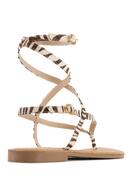 Andrea Strap Sandal White US 7 3
