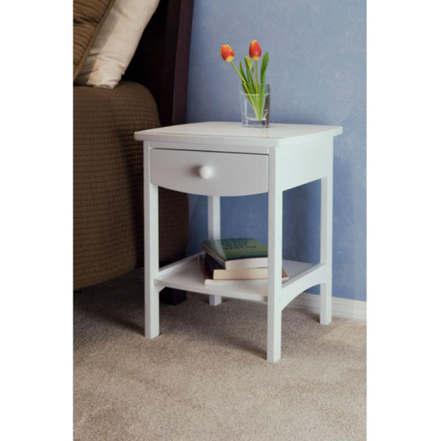 Hivvago Claire Nightstand White 4
