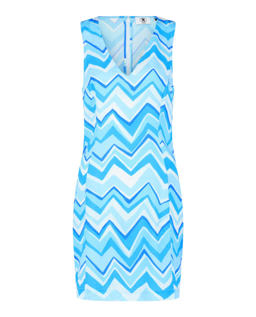 M Missoni Zigzag Print Mini Dress Blue Medium 3