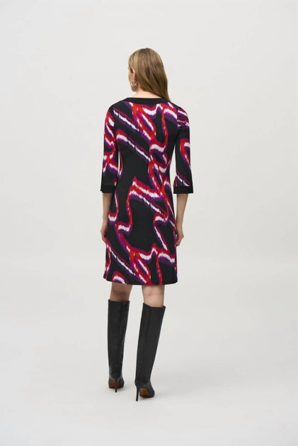 Joseph Ribkoff Shift Dress Multi UK 10 3