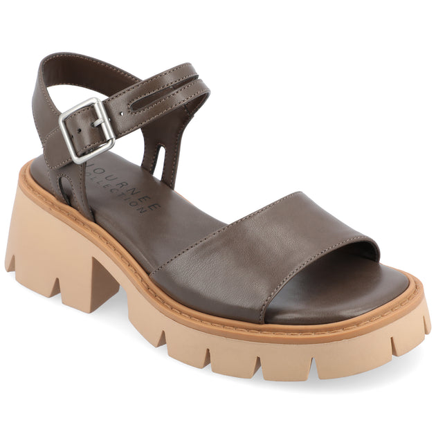 Journee Collection Tillee Sandal Blue US 8 2