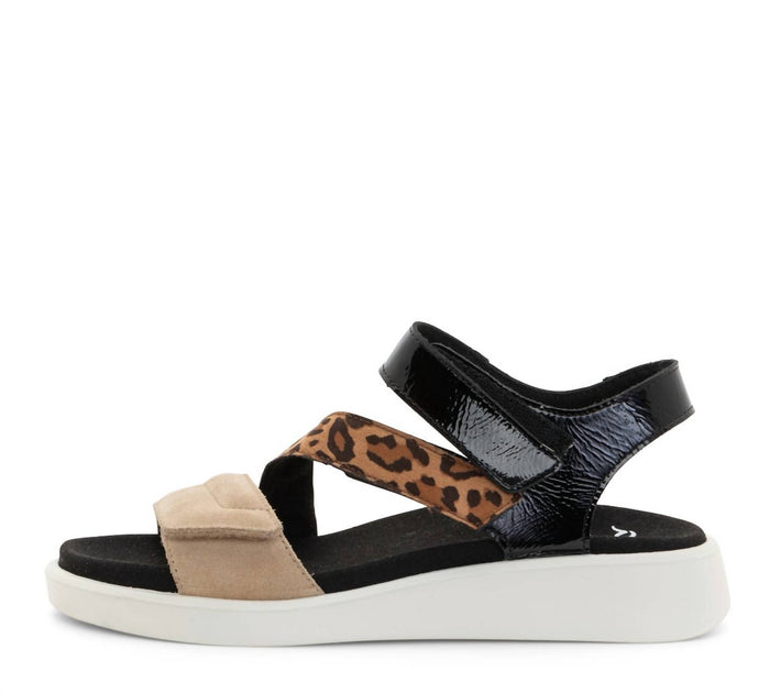 Ara Marina Wedge Sandal Black EU 38 2