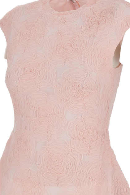 Rotate Birger Christensen Sleeveless Mesh Top Pink EU 38 4