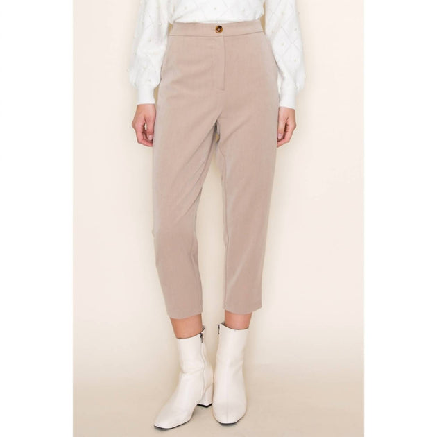 STACCATO Waist Band Button And Zipper Closer Pants Beige XLarge 2