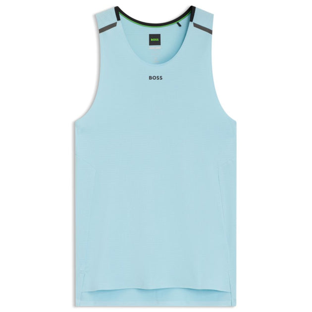 Boss Active Mesh-Jersey Tank Top Blue XXL 2