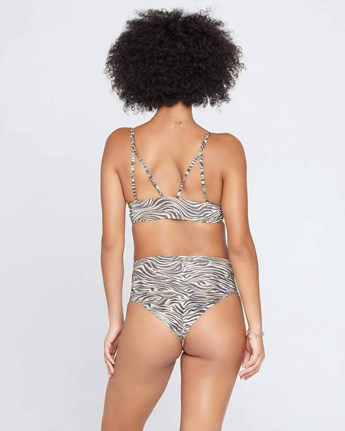 L Space Portia Bas de Bikini Argent Small 3