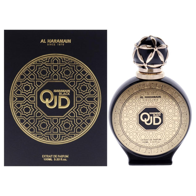 Al Haramain Black Oud EDP Spray Black 3.33 oz 5