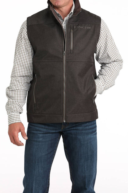 CINCH Softshell Bonded Vest Black Small 2