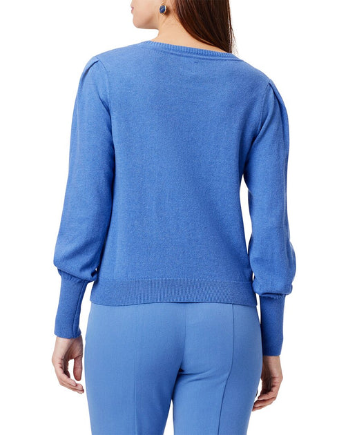 Nic + Zoe Femme Sleeve Pullover Schwarz Groß 3