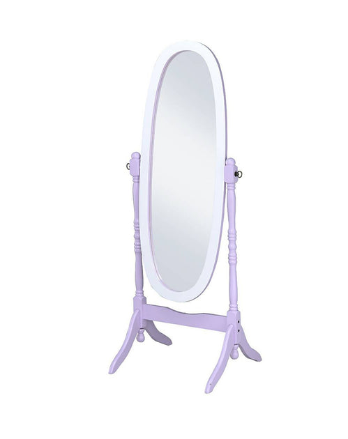 Hivvago Oval Cheval Standing Mirror Purple 2