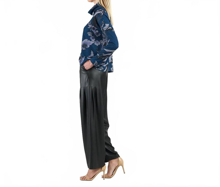 Clara Sunwoo Rose Sketch Rollkragenpullover Blau Groß 4
