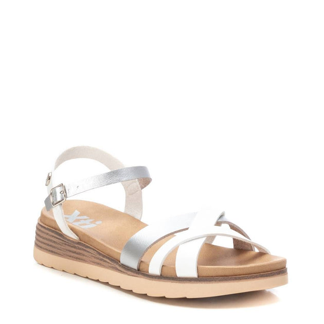 XTI Women's Strappy Wedge Sandals Gold US 9 3