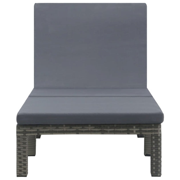 vidaXL 47752 Sun Lounger Anthracite 3