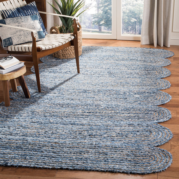 Safavieh Cape Cod CAP208 Area Rug Blue/Natural 2