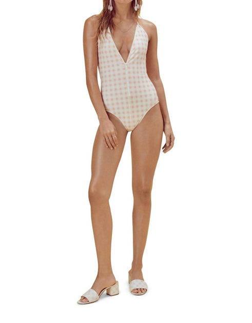for Love & Lemons Bonnie One Piece Beige Small 2