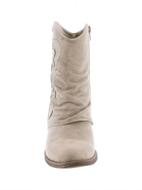 Very G Brillo Booties Beige US 10 4