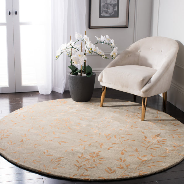 Safavieh Soho Hand Made Area Rug Beige/Orange 4