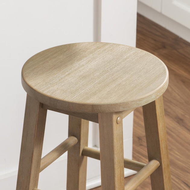 Linon 24 Inches Counter Stool Grey Wash 3