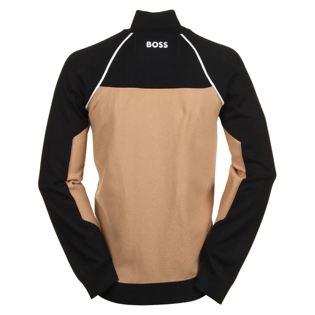 Hugo Boss Hydro-X Quarter Zip Sweatshirt Black Small 3