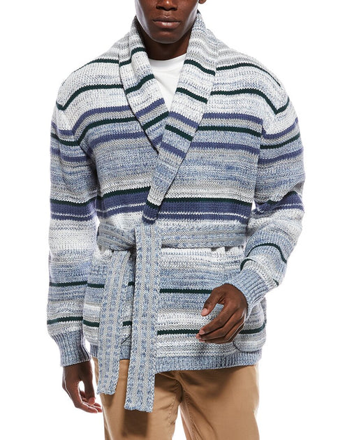 SIMKHAI Keenan Leinen & Wollmischung Strickjacke 2