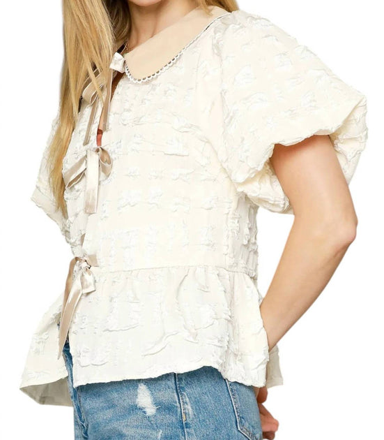 Umgee Bow Top Beige Large 4