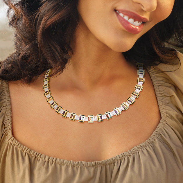Ross-Simons Multi-Gemstone Necklace Multi 3